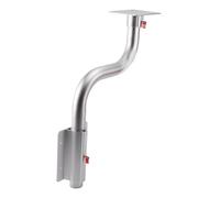 Qudinip Pied de Table Amovible en Alliage D'aluminium, Réglable, pour Camping-Car, Yacht, Bricolage, Activités de Plein Air, Rotation à 360 Degrés (Argent)