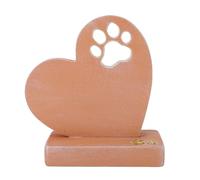 Qudinip Pierre Tombale pour Chien de Compagnie, Sculpture Commémorative en Forme de Cœur pour Jardin et Cour en Plein Air, de Sympathie pour Les Amoureux des Animaux de Compagnie