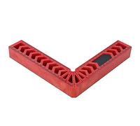 Qudinip Pince à Angle Droit de 90 Degrés, Positionneur à Angle Droit Durable pour un Travail du Bois Précis et des Mesures Rapides, en Plastique Technique de Haute dureté, Taille 20 X 20 Cm