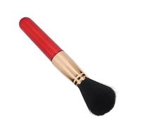 Qudinip Pinceau de Maquillage électronique, Brosse Cosmétique Douce et Réglable, étanche, pour Voyage et Usage Domestique, Rouge, 1 Pièces