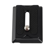 Qudinip Plaque à Dégagement Rapide, Support de Caméra en Alliage D'aluminium avec Coussinet en Caoutchouc Antidérapant et 20 Vis Standard 1/4" Compatible avec Le Stabilisateur Ronin