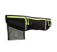 Qudinip Pochette de Ceinture de Course à LED, étanche, avec éclairage à 4 Niveaux pour Les Activités de Plein Air, Sac de Taille Réglable en Polyester Doux