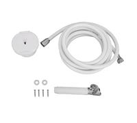 Qudinip Pommeau de Douche pour Camping-Car avec Tuyau, Pomme de Douche à Pression Manuelle en Acier Inoxydable et Tuyau d'eau de 4 Mètres pour Yacht, Véhicule Récréatif, Camping