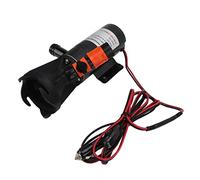 Qudinip Pompe à Déchets 12 V pour Camping-car, Pompe de Macération Haute Performance, élimination Efficace des Eaux Usées pour Bateau Marin et Caravane, Plastique D'ingénierie Durable, 45 LPM