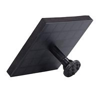 Qudinip Pompe à Eau Solaire, Kit de Fontaine Flottante en Silicium Monocristallin pour Bains D'oiseaux et Petits étangs 7V 1.4W