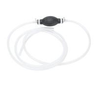 Qudinip Pompe à Siphon Manuelle, Ensemble D'outils de Transfert de Liquide pour Mazout, Gaz, Eau, Portable, Utilisation Efficace, 2 Tuyaux en PVC Inclus