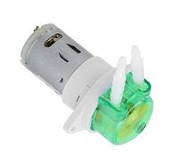 Qudinip Pompe Péristaltique DC, Mini Pompe Doseuse à Haute efficacité pour Aquarium et Jardin, 97 Ml/min, avec Tube en Silicone (DC24V)