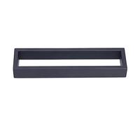 Qudinip Porte-Serviettes Mural en Acier Inoxydable, Noir Mat, Robuste, pour Salle de Bain, 26x7x3cm