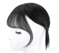 Qudinip Postiche à Frange à Clipser 3D pour Femmes et Filles, Usage Quotidien, Rencontres, Haute Température, Synthétique, Doux et Flexible, 1 X Frange (Couleur personnelle)