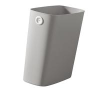 Qudinip Poubelle à Dessus Ouvert, Poubelle Compacte et Polyvalente pour Chambre à Coucher, Salle de Bain, Cuisine 11,0x10,6x5,1 Pouces (Gris chaud)