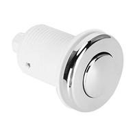 Qudinip Pressostat D'air, Kit de Commutateur à Bouton-poussoir Marche/arrêt en Acier Inoxydable, Kit de Commutateur 250 V avec Tuyau de 1 M pour Baignoire de Massage, Piscine, Spa,