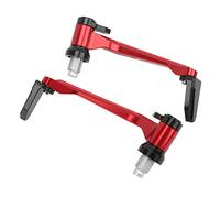 Qudinip Protecteur de Levier D'embrayage de Frein de Garde-main de Moto en Alliage D'aluminium Durable Haute Résistance pour Guidon de 22 Mm, Remplacement pour et (Rouge)