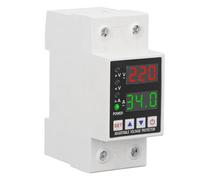 Qudinip Protecteur de Surtension et de sous-Tension à Réinitialisation Automatique, avec Double Affichage pour équipement électrique, Matériau PC Durable, 1 Pièce (40A)