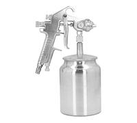 Qudinip Pulvérisateur de Peinture à Siphon à Haute Atomisation, G1/4, Efficace, 1000ml, pour Usage Domestique et Automobile, Aluminium