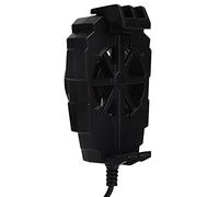 Qudinip Refroidisseur de Téléphone Portable G6, Ventilateur de Refroidissement Portable pour Jeux en Direct, Conception Ultra Silencieuse, Noir, Matériau ABS