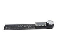 Qudinip Règle D'angle Numérique, Outil de Mesure Portable avec Affichage Verrouillable à 360 ° pour Menuiserie Noir