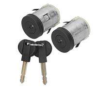 Qudinip Remplacement de Cylindre de Serrure de Porte, Barillet de Serrure en Alliage D'aluminium Durable avec 2 Clés pour Expert/806, Toutes les Portes, Installation Facile
