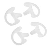 Qudinip Remplacement de Moule d'oreille Radio Bidirectionnel en Silicone Souple et pour Une Utilisation Confortable Pendant la Communication, Paquet de 4 (Grande 2 Paires)