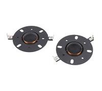 Qudinip Remplacement du Diaphragme de Tweeter pour Une qualité Sonore Douce et des Fréquences élevées Nettes 2 Pièces 25,5 Mm pour la Réparation de Haut-parleurs de 4 Pouces en Résine Polyester