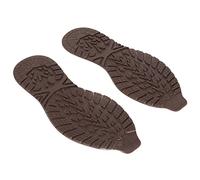 Qudinip Réparation de Semelle Complète de Fond de Chaussure, Caoutchouc de Remplacement de Bricolage de Résistance au Dérapage élastique Découpable pour Baskets, avec Motif de Texture (41-44)