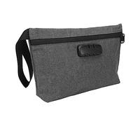 Qudinip Sac de Rangement en Nylon pour Charbon Actif pour Voyage sans Odeur avec Serrure à Combinaison pour Une Utilisation Facile 31,5 X 19,5 Cm