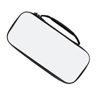 Qudinip Sac de Rangement Hôte pour , Porte-Carte de Jeu Portable et Durable avec 10 Emplacements pour Voyage et Accessoires, EVA de Haute qualité, Blanc
