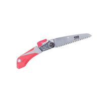 Qudinip Scie à Main Pliante, Scie D'élagage Professionnelle à Prise Confortable avec Poignée Ergonomique en PVC pour la du Bois, L'élagage des Arbres, le Jardinage, le Camping, 290 Mm