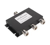 Qudinip Séparateur de Signal TV à 3 Voies, Diviseur de Puissance Professionnel Fiable pour la Maison et Le Bureau, Alliage D'aluminium 698-2700MHz 50W