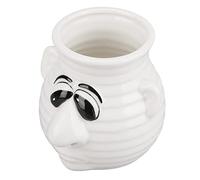 Qudinip Séparateur D'oeufs, Conception de Nez de Morve Drôle, Séparateur de Blanc D'oeuf en Céramique à Opération Facile, avec un Matériau de qualité Supérieure, pour la Cuisine, la