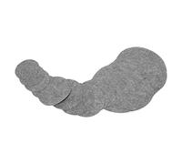 Qudinip Séparateurs D'assiettes en Feutre, 24 Pièces, Protecteurs Découpables, Lavables et Réutilisables pour la Vaisselle, Rangement de Cuisine, Gris