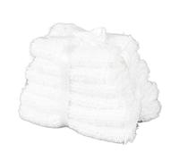 Qudinip Serviettes Miniatures pour Maison de Poupée, Accessoires en Coton pour Décoration de Maison de Poupée à L'échelle 1:12, Idéales pour Un Jeu Imaginatif, Blanc, 1 unité