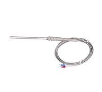 Qudinip Sonde Thermocouple Durable en Acier Inoxydable de Type K pour la Mesure de la Température en Laboratoire 0-600 ℃ (#7)