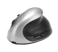 Qudinip Souris Verticale sans Fil, Conception Ergonomique avec 6 Touches pour Une Utilisation au Bureau, Connexion Rechargeable 2.4G (Gris)