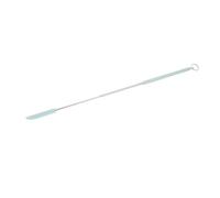Qudinip Spatule Rétractable en Silicone, Mini Cuillère Flexible Verte pour Cosmétiques et Soins de la Peau 1 Pièce