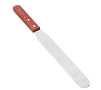 Qudinip Spatules à Cire, Bâton D'épilation en Acier Inoxydable avec Manche en Bois pour L'épilation, Masques Faciaux, Gâteaux, Salons et Usage Domestique