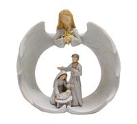 Qudinip Statue d'ange en Prière, Figurine Décorative en Forme D'aile d'ange, Sculpture d'ange pour la Décoration de la Maison, pour Les Amis et la Famille