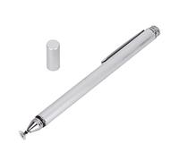 Qudinip Stylet Actif pour Une Expérience D'écriture et de Dessin Fluide, Stylet pour Tablette en Alliage D'aluminium Haute sensibilité Compatible avec Les Appareils à écran Tactile (Argent)