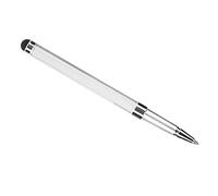 Qudinip Stylet Sensible pour écrans Tactiles iOS avec Corps en Métal Durable, Idéal pour Dessiner et écrire, Longueur 5,3" (Blanche)