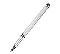 Qudinip Stylet Sensible pour écrans Tactiles iOS avec Corps en Métal Durable, Idéal pour Dessiner et écrire, Longueur 5,3" (Argent)