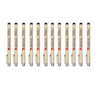 Qudinip Stylos à Micro Lignes, 12 Pièces, Séchage Rapide, étanches, Parfaits pour Dessiner, écrire, Croquis, pour Artistes et Designers, Encre PIGA
