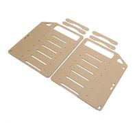 Qudinip Support de Disque Dur en Acrylique DIY, Support en Acrylique Transparent pour Disque Dur, Fixe Six Disques Durs de 3,5 Pouces, pour les Passionnés D'informatique, Matériau Durable