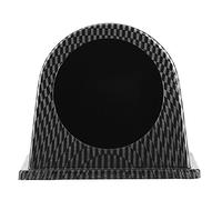 Qudinip Support de Dosette de Jauge de 52 Mm, Support de Style en Fibre de Carbone Durable, Idéal pour les Jauges de Voiture, ABS Noir pour Divers Véhicules