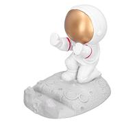 Qudinip Support de Téléphone Portable en Forme D'astronaute, Design Exquis et Beau, Support de Téléphone pour Salon, Bureau, étude, fabriqué en Résine de Haute qualité, 1 unité (poussée d'astronaute