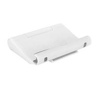 Qudinip Support de Téléphone Portable Multifonctionnel, Support de Bureau Pliable Durable pour Tablettes et Téléphones, Conception Portable en ABS, Taille Adaptée aux Voyages 7,7 X 9,5 X 1,9 Cm