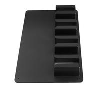 Qudinip Support de Tondeuse à Cheveux, Support Mural pour Tondeuse à Cheveux avec Grand Espace de Rangement pour 4 Tondeuses, Brosses et Peignes, pour une Utilisation à la Maison et en