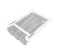Qudinip Support Organisateur de Tiroir à œufs pour Réfrigérateur, Plastique Transparent de Grande capacité avec Conception à Roulement Automatique pour le Stockage au Réfrigérateur