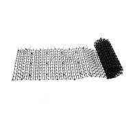 Qudinip Tapis à Excréments pour Chats, Pointes Sûres et Respectueuses de l'environnement pour Protéger Les Meubles, 2 M, Noir