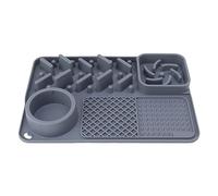 Qudinip Tapis à Lécher pour Chiens et Chats, Tapis à Lécher en Silicone Durable pour Soulager l'anxiété, à Alimentation Lente de 11,8" X 8,1", Parfait pour Le Bain et Le Toilettage, Comprend 1 unité