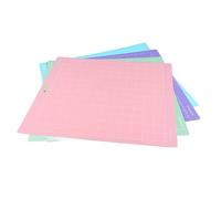 Qudinip Tapis de Découpe Artisanal, Protecteur Durable D'auto-guérison pour les Projets Artisanaux 12 Pouces Bleu Vert Rose Violet 4 Pièces