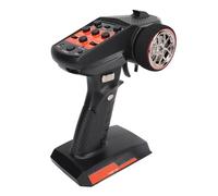 Qudinip Télécommande de Voiture RC, émetteur Radio 7 Canaux 2,4 GHz avec Récepteur, Protection Contre L'emballement des Gaz, Alarme Basse Tension, avec Jeu de Lumières de Liaison, pour